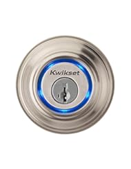 Home Improvement: Kwikset 925 Kevo Single Cylinder Bluetooth Enabled Deadbolt for iPhone 4S and Higher Satin Nickel - Kwikset - Kevo