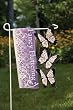 Fancy Fluttering Sculpted Artistic Blend Garden Size Flag