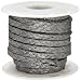 Palmetto Style 5010 Flexible Graphite/Inconel Wire Compression Packing Seal, Zinc Coating, Dull Gray