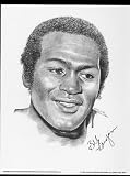 1974 Bill Bridges Los Angeles Lakers Lithograph