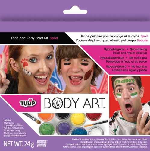 Duncan Crafts Tulip Body Art Face & Body Paint Kits Sport