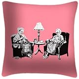 We Love Cushions Punk Grannies Banksy Inspired Cushions