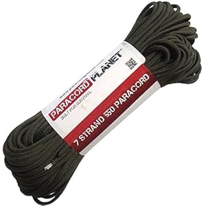Paracord Planet 100' 550lb Type III Olive Drab Paracord
