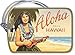 Vintage Hawaiian Art Luggage Tag - Aloha from Hawaii