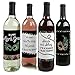 Mardi Gras - Masquerade Party Wine Bottle Labels - Set of 4