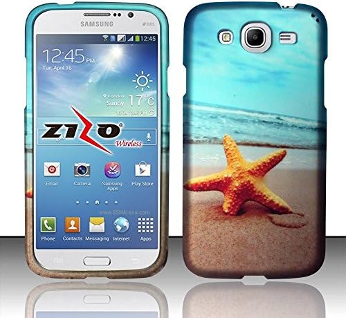Design Cover Phone Case Samsung Galaxy Mega 5.8 (i9150, i9152) + FREE PRIMO DESIGN CARTOON FOLDABLE TOTE BAG (STARFISH BEACH)