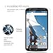 (2 Pack) Nexus 6 Screen Protector,ANSOTT Google Nexus 6 Tempered Glass Screen Protector,0.26mm 9H Hardness Featuring Anti-Scratch,