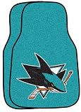 Fan Mats 10672 NHL - San Jose Sharks 18" x 27" Carpeted Car Mat Set