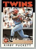 1986 Topps #329 Kirby Puckett - Minnesota Twins (Baseball Cards)