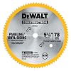 DEWALT DW9053 5-3/8-Inch 80 Tooth Paneling and Vinyl Cutting Steel Saw Blade with 5/8-Inch Arbor