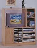 All in One Wood Entertainment Center TV Stand for up to 25 TV