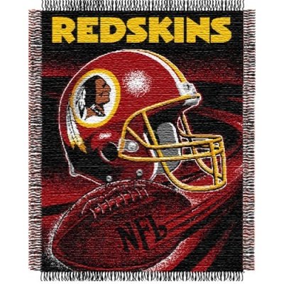 Washington Redskins NFL Triple Woven Jacquard Throw (Spiral Series) (48x60