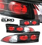 95 96 97 98 99 MITSUBISHI ECLIPSE GST GSX GS RS BLACK HOUSING ALTEZZA TAIL LIGHT LAMPS
