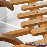 Babys-Dreams Hörnerrodel 120cm + Zugleine Schlitten Holzschlitten Kinderschlitten NEU -