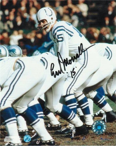 Earl Morrall Autographed/Hand Signed Baltimore Colts 8x10 Photo