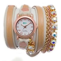 Hot Sale La Mer Collections - St. Tropez Rainbow Crystal Leather Wrap Watch