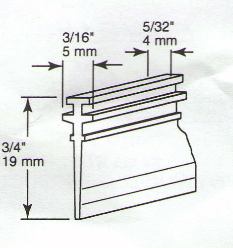 CRL Clear Shower Door Vinyl T Sweep and Seal - 36 in long