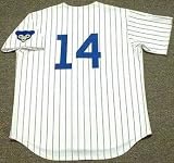 ERNIE BANKS Chicago Cubs 1969 Majestic Cooperstown THROWBACK Home Baseball Jersey, XL