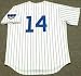 ERNIE BANKS Chicago Cubs 1969 Majestic Cooperstown THROWBACK Home Baseball Jersey, MEDIUM