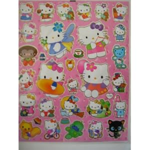 Hello Kitty 1 Sheet Stickers ~ Assorted Prints