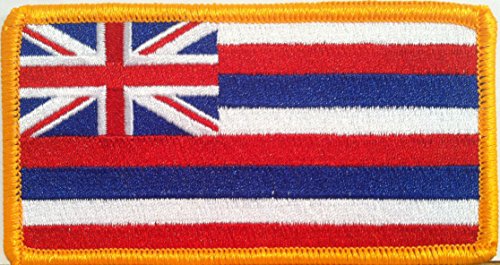 HAWAII Flag VELCRO Patch MC Biker Military / Police / Security Tactical Shoulder Emblem #201