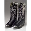 Mesquite Cowboy Boot with Toe Tip Black