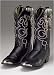 Mesquite Cowboy Boot with Toe Tip Black
