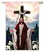 Jesus with Cross Flag
