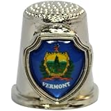 Souvenir Thimble - Vermont
