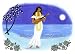 HAWAIIAN CHRISTMAS CARDS UKULELE BEACH