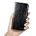 EasyAcc® iPhone 6 Leather Wallet Case 4.7 Black Pouch Holster Flip Folio Case with Kickstand Card Holder Hard Case Stand Cover for iPhone 6 4.7 - Black