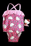 Hello Kitty One Piece Pink Allover Kitty Heads Baby Girl Infant Swimsuit