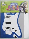 MagnaCard Magnetic Locker Wallpaper, Guitar Design, 3 pack, 9 inch x 12 inch (30043)