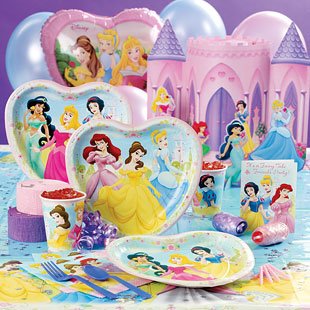 Disney Princess Fairytale Friends Deluxe Party Pack for 8