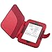 Insten® Flap Cover-up Leather Case Pouch Compatible with Barnes & Noble Nook Simple Touch with GlowLight , Red
