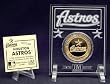 Houston Astros 24KT Gold Coin in Archival Etched Acrylic Coins - MLB Baseball