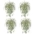 FOUR 28" Spider Artificial Hanging Bushes with Babies