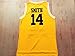 Fresh Prince Jersey 14 Will Smith Jersey Yellow Bel-Air Academy Basketball Jerseys Stitched (Golden, Small)