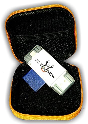 BoneView Trail and Game Camera Viewer for Smartphones (Select either Android or iPhone/iPad version), Reads SD and Micro SD Cards (Apple version with Water-Resistant Case)