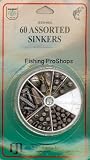 Dolphin 60 Assorted sinkers - 5 types
