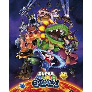 Nintendo (Super Mario Galaxy) Video Game Poster Print - 16