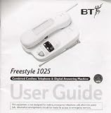 BT Freestyle 1025 Combined Cordless Telephone & Digital Answering Machine User Guide
