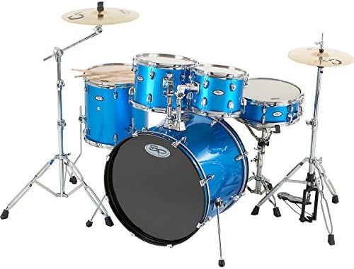 Sound Percussion 5-Piece Fusion Drum Set Blue