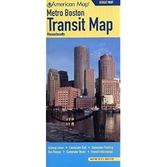 Metro Boston Transit Map Street Map: Massachusetts (American Map)