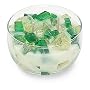 Primal Elements Color Bowl Candle, Holiday, 12-Ounce Jar