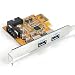 ORICO PFU3-2O2I USB-3.0-PCI-Express-Steckkarte (Low profile, 2x USB3.0 intern, 2x USB3.0 extern, Fresco FL1100-Chipsatz)