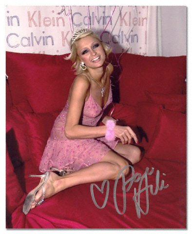 Buy Paris Hilton - Calvin Klein Birthday Party - Autographed 8x10 Photograph by Mounted Memories