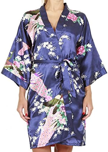 Navy Blue Bridesmaid Robe (regular- length 36)