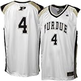 Purdue Boilermakers #4 Rebound Basketball JerseyWhite Large