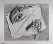 Drawing Hands by Mc Escher - Fine Art Print / Poster - 14.00 x 11.00